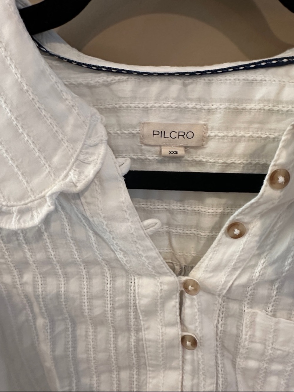 Keira Collared Button-Front Blouse by Pilcro
Anthropologie - Picture 4 of 5
